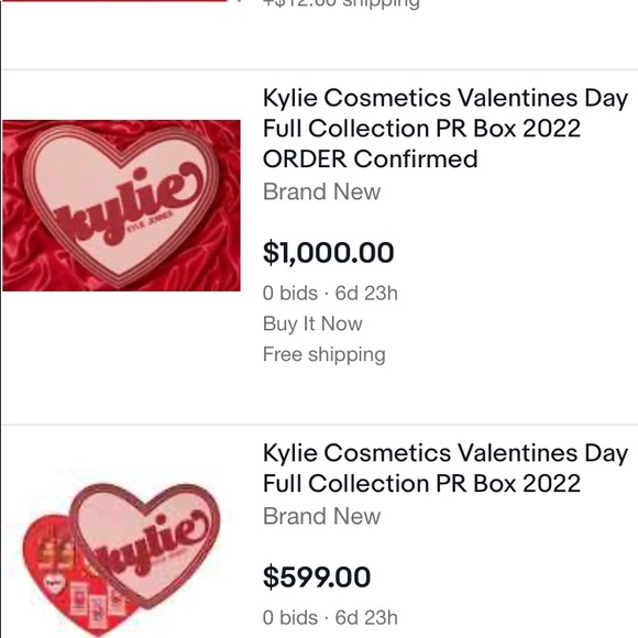 💖 Lowest Price Around💖 Kylie Cosmetics Valentine PR Box ❤️ SOLD OUT! - Picture 5 of 6